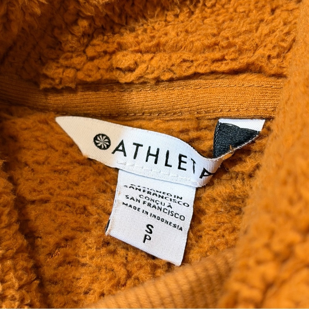 Athleta Tugga Sherpa Hoodie in Cattail Brown - Picture 7 of 8